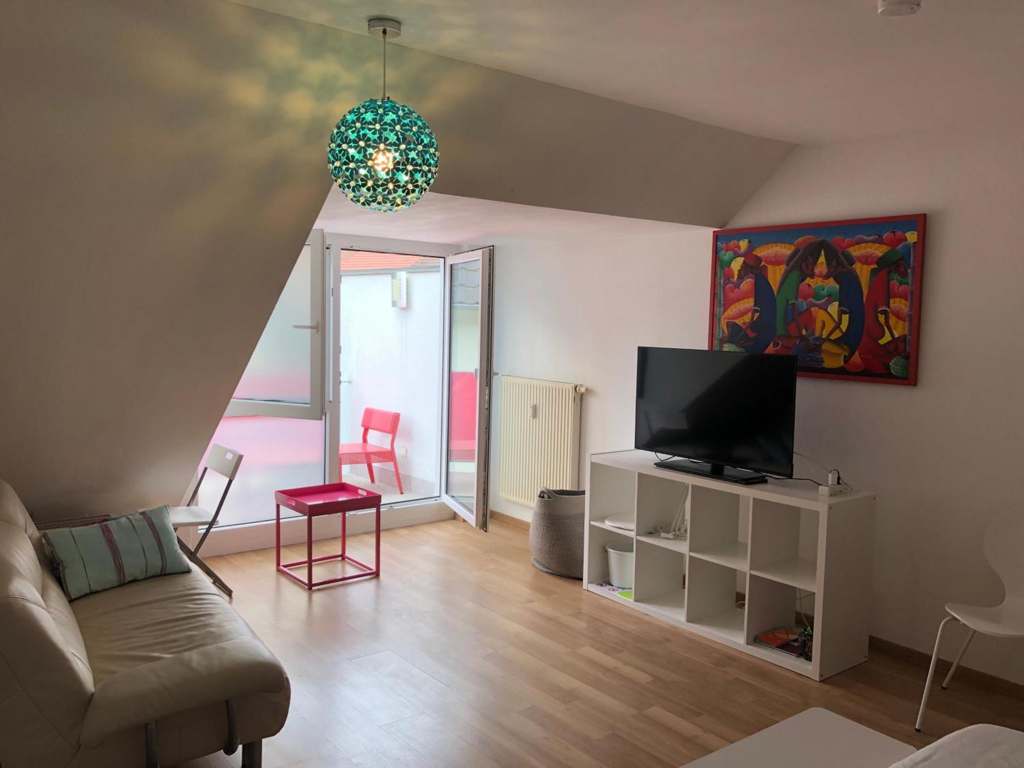 Studio Ochsenfurt Mit Sonnigem Balkon 외부 사진